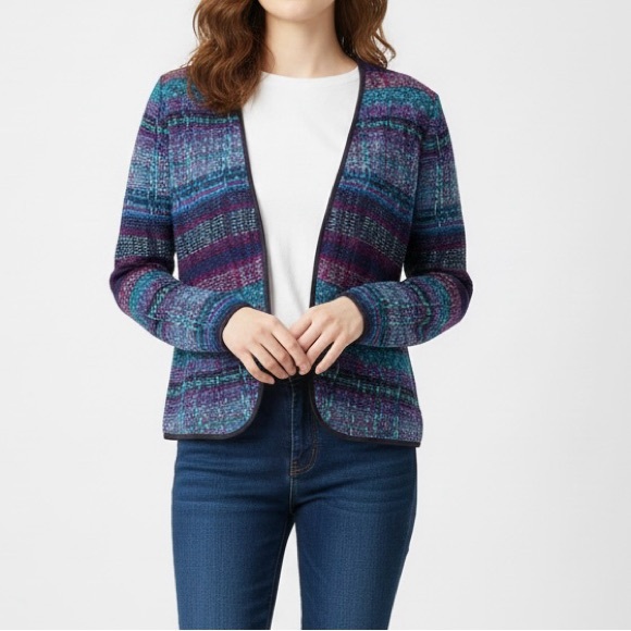 St. John Sweaters - St. John Multicolor Knit Cardigan 12